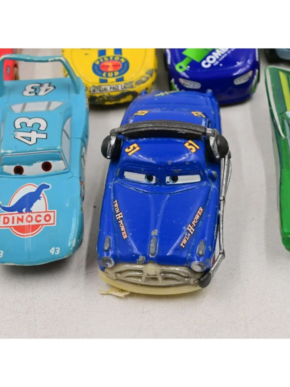 Disney Pixar Cars Diecast Lot of 25 Mattel 1:55 Lightning McQueen Mater King